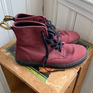 Dr. Martens canvas boots